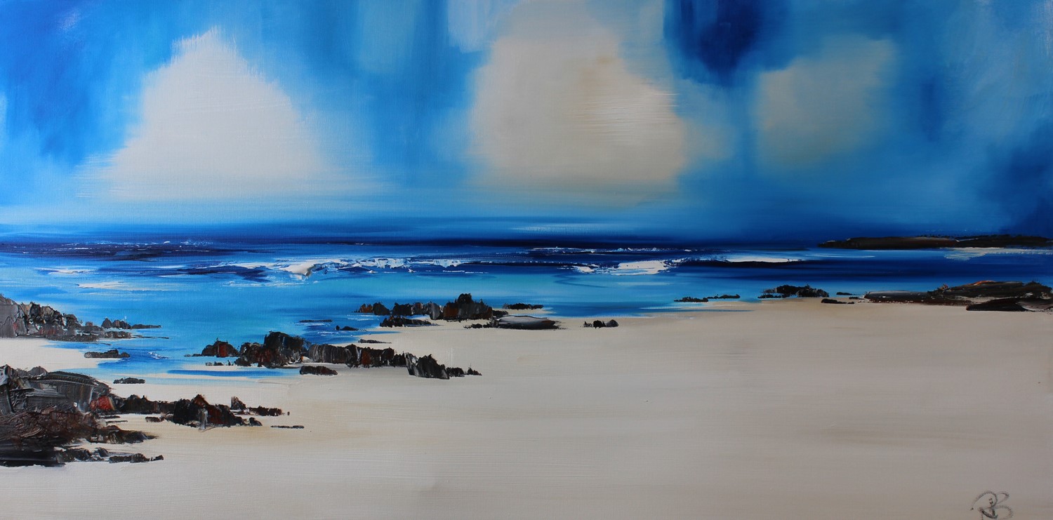 'The Only one on the Beach' by artist Rosanne Barr